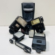 Lot of 5 Assorted Camera Flashes