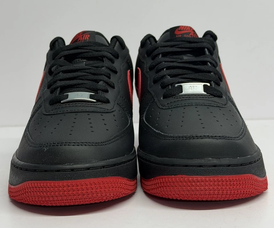 Nike Air Force 1 ‘07 LV8 - Black/ Red “Vamps” FJ4146-402 - Men’s Size 10 - NEW! - Image 4 of 4