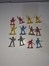 Cowboy and Indians Vintage Plastic Toy Set