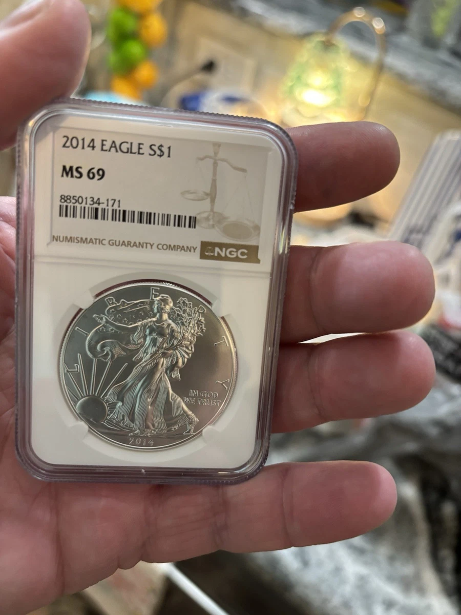 American Eagle MS 69 Graded 2014 Silver Bullion Coins for sale | eBay
