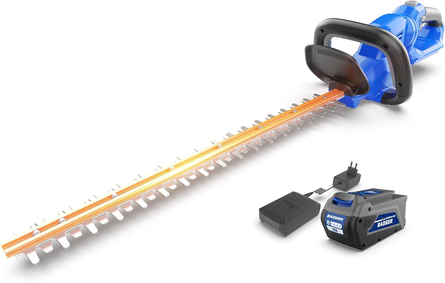 40v 24&rdquo; Cordless, Powerful Electric Hedge Trimmer, 2.0ah B