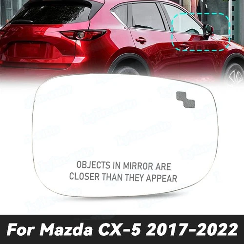 Passenger Right Side For MAZDA CX-5 CX-9 2017-23 Heated Backing Mirror Glass US