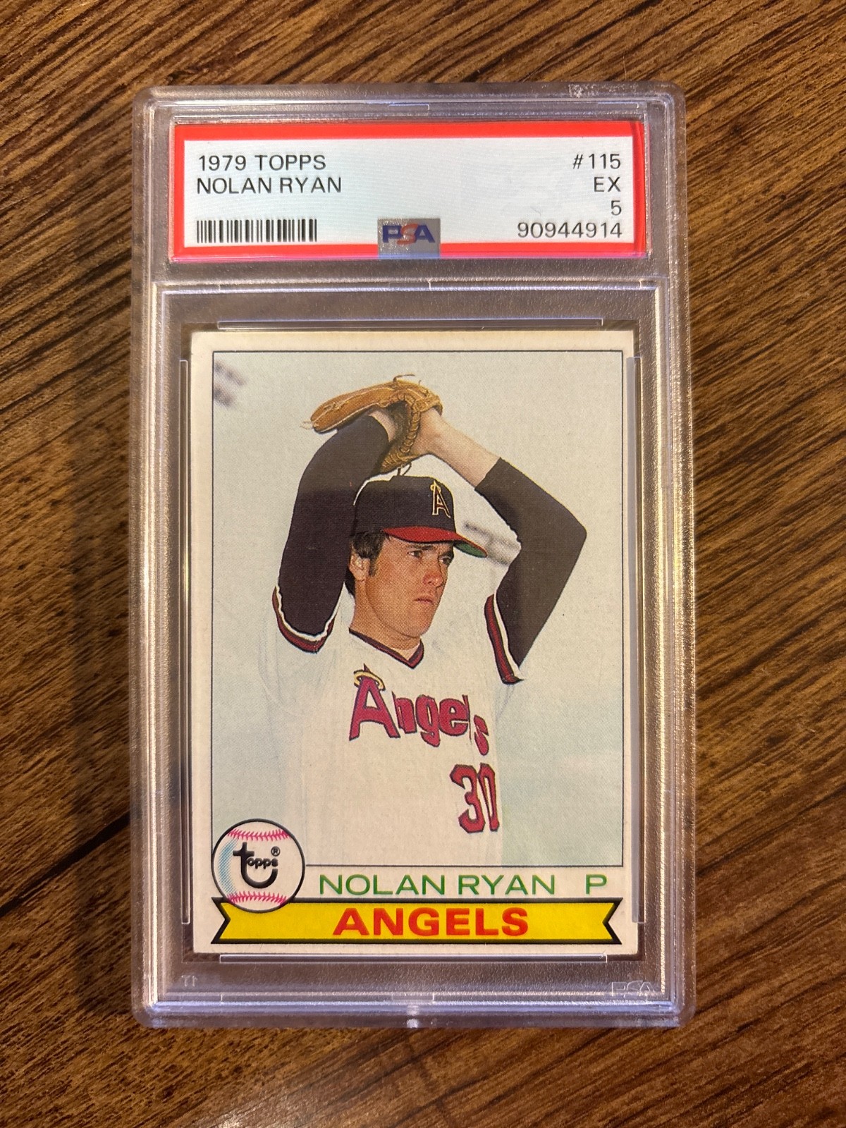 1979 TOPPS #115 NOLAN RYAN HOF ANGELS PSA 5