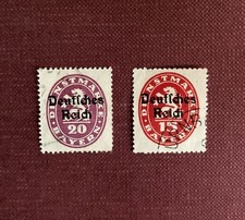 VOR 1945 MIT AUFDRUCK BRIEFMARKEN DEUTSCHES REICH