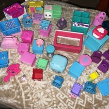 LOT SHOPKINS ACCESSORIES BASKETS BOXES KITCHEN FURNITURE MISC.