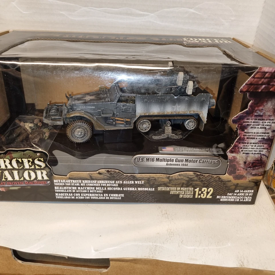 Forces of Valor 1:32 U.S. M16 Multiple Gun Motor Carriage Ardennes 1944 - Bild 3 von 3