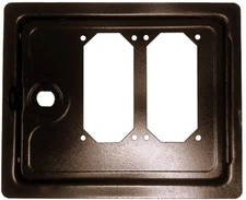 Arcade Game Coin Door with Dual coin selector mounts for Mame Jamma Org Cabinets