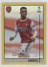 2020 Topps Merlin Collection Chrome UCL Gold Refractor /50 Gabriel #7 Rookie RC