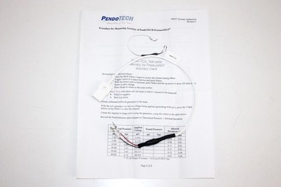 PendoTECH PMAT-TCA Test Cable Assembly, Monitor / Sensor Accuracy Testing