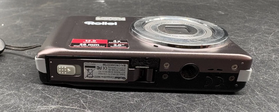 Rollei Compactline 360TS Digitalkamera 12 MP Schwarz Kompakt Geprüft - Bild 4 von 4