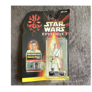 Hasbro Star Wars Episode I Phantom Menace CommTech Obi-Wan Kenobi Figure 1999