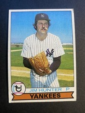 1979 Topps Baseball Jim Hunter New York Yankees Card #670 Hall of Famer (t)
