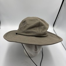 Quicksilver The Boarding Company Tan Fishing Hiking Beach Sun Surf Hat Unisex