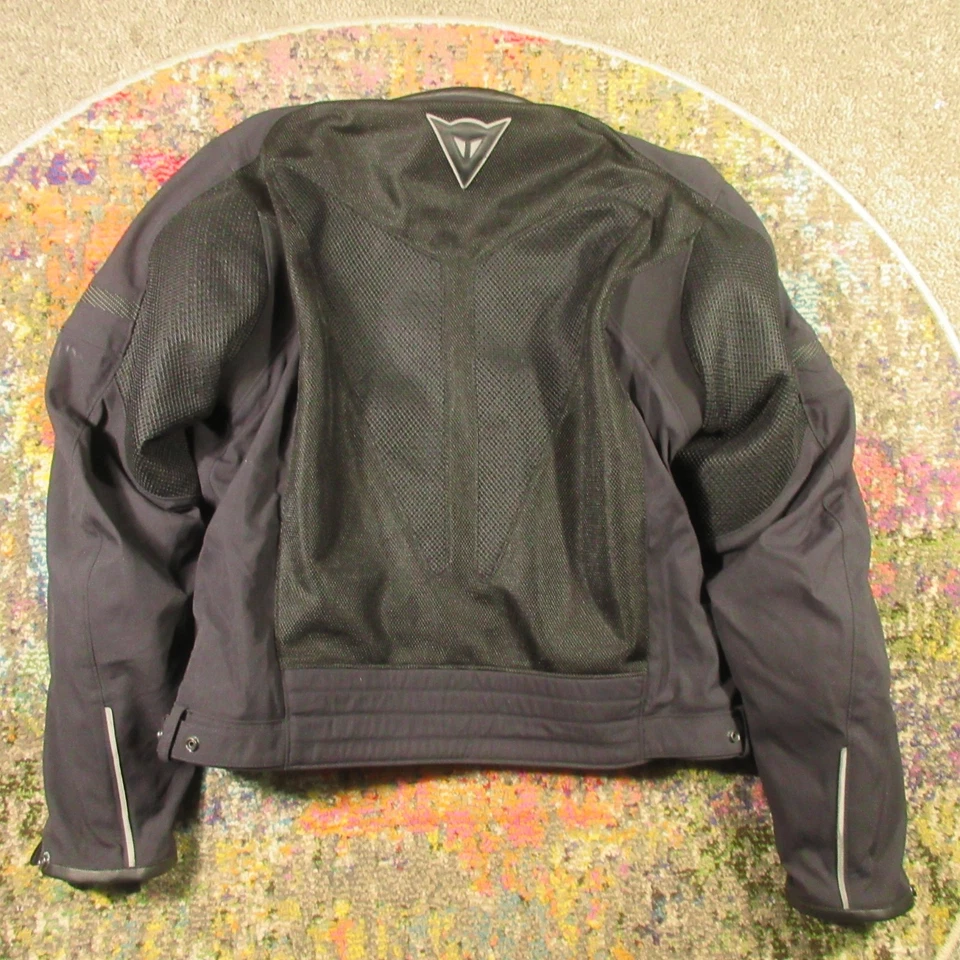 Chaqueta de moto Dainese para mujer grande 58 negra Air Tex malla forro extraíble Foto 2 de 4