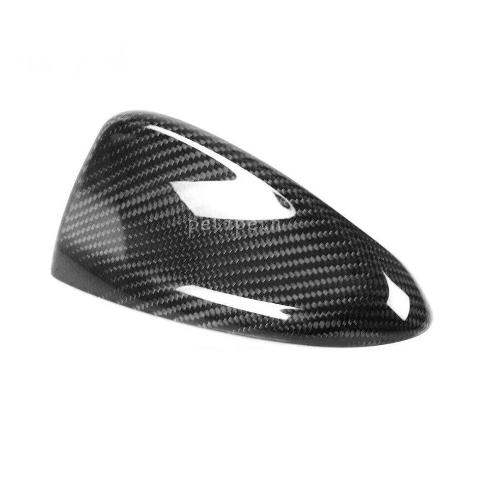 Cubierta de antena de techo de fibra de carbono real superpuesta para Alfa Romeo Stelvio 2017-2021 Foto 2 de 3