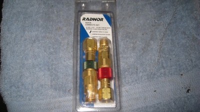 Radnor 64003943 Quick-Connects set B-size 9/16''-18unf new NOS