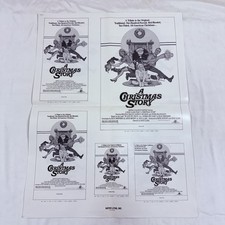 1983 A Christmas Story Original Movie Theater Poster Order Sheet Set Pressbook