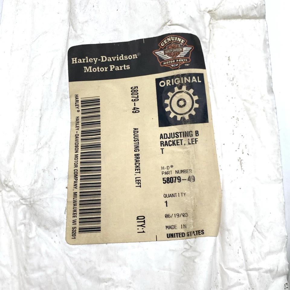 Soportes parabrisas izquierdo derecho OEM Harley 58078-49 58079-49 54-99 Softail XLH Foto 3 de 4