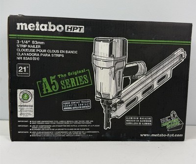 Metabo HPT 21-Degree Pneumatic Framing Nailer with High Grade Aluminum Magazine