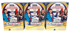 2026 Topps Chrome Winter Olympics Blaster Three Box Lot Sealed