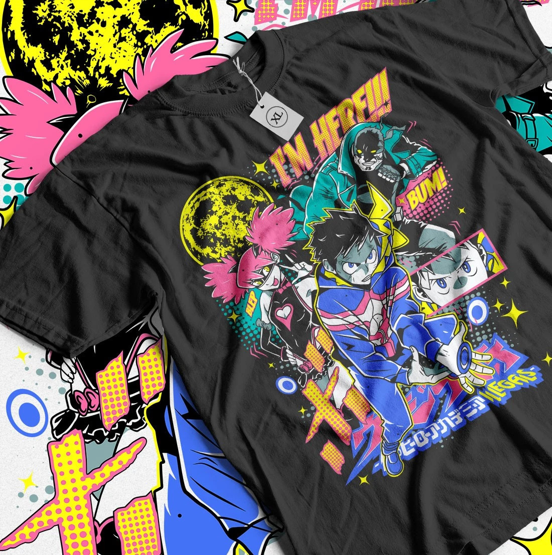 My Hero Academia T-Shirt Katsuki Bakugo Manga Anime MHA Gift Shirt Tee All Size