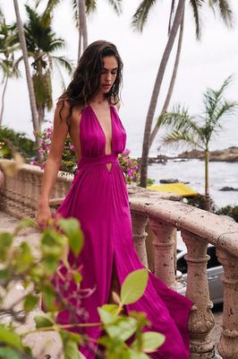 #ad Free People Look Into the Sun Maxi Dress Discount $68.99