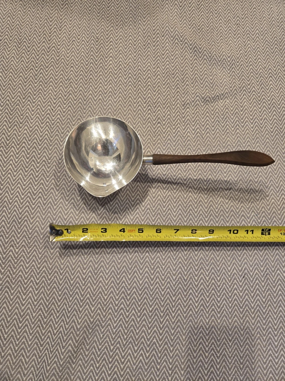 Apollo E.P.C. Bernard Rice & Sons Silverplate Toddy Laddle 11"footed 1910-1940