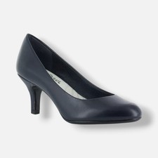 Easy Street Women's Blue Patent Passion Pumps Shoes Size 8W