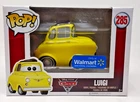 Funko Pop Vinyl Figure Pixar Cars Luigi Walmart Exclusive 285 Yellow Car NIB