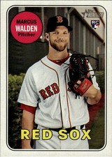 2018 Topps Heritage #605 Marcus Walden Boston Red Sox Rookie