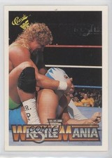 1990 Classic WWF The History of Wrestlemania Curt Hennig Owen Hart #89 0lk4