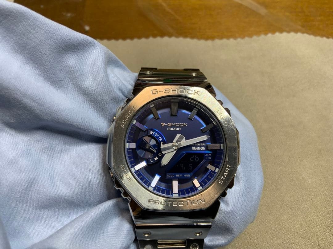 Casio G Shock GM B2100AD 2AJF Blue Timepiece Watch Genuine Authentic image 2