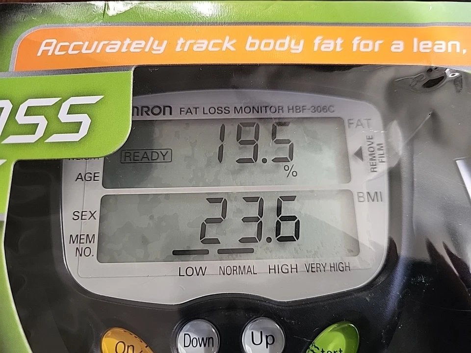 Monitor de pérdida de grasa Omron HBF-306C portátil portátil portátil - NUEVO en caja Foto 2 de 4