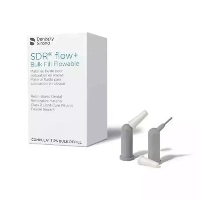 DENTSPLY SUREFIL SDR FLOW A2 COMPULA TIPS REFILL: 15 - 0.25 GM. COMPULA 15 TIPS