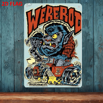 Two-Dimensional Plane, Two-Dimensional Plane Painting, Tin Metal Signs HomeDécor