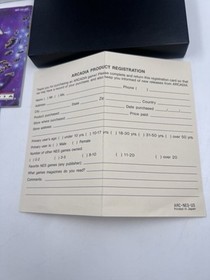 Silver Surfer Arcadia Nintendo NES Complete CIB 1990 Near Mint