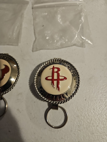 NFL Houston Texans And NBA Houston Rockets (Jeffrey)Key Rings Lot 2 - Picture 3 of 10