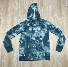 All in Motion Kids XL/16 Teal Blue Tie Dye Outdoor Camping Hiking Sweatshirt