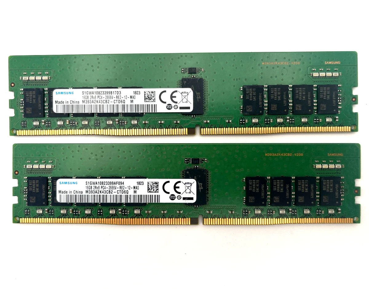 PC4-21300 (DDR4-2666) Bus Speed ECC RAM Computer Memory (RAM) for