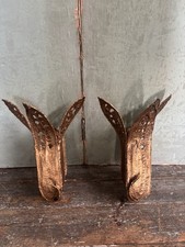 Pair Of Mid Century Hollywood Regency Corn Wall Lights