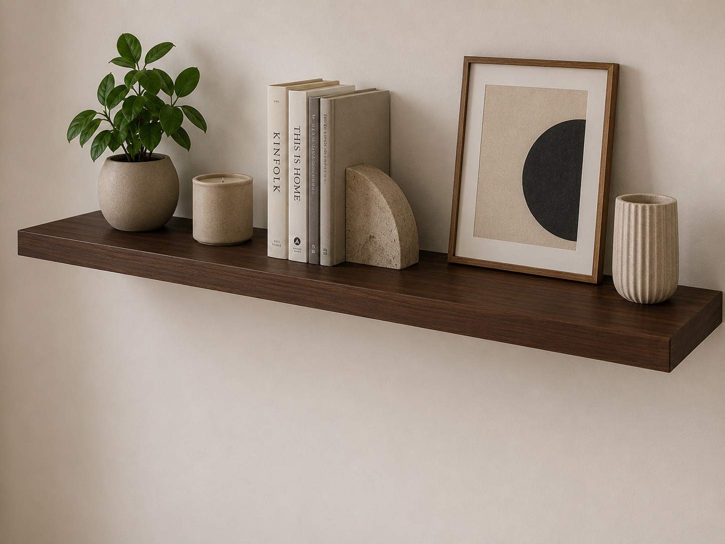 Étagère murale HPL 100 × 20 cm –Fabrication française – Haute résistance Premium