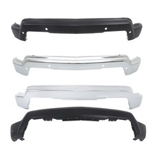 For Chevrolet Silverado 1500 2022-2023 Steel Front Bumper Face Bar Blackchrome