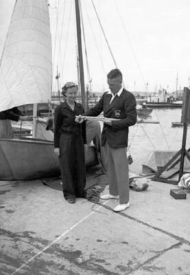 Olympics 1948 Sailing Air Commodore Arthur W B McDonald who repres- Old Photo 1