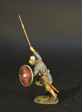 JOHN JENKINS VIKINGS SAXONS SX-34A ANGLO SAXON FRYDMAN ATTACKING WITH SPEAR