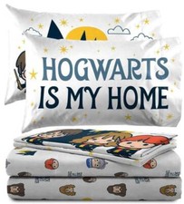 Harry Potter "Hogwarts is My Home" Kids Microfiber Sheet Set-AB07XHCCNZG4
