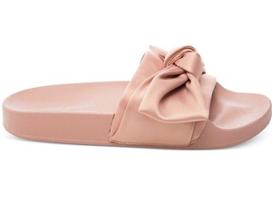 steve madden pink bow slides