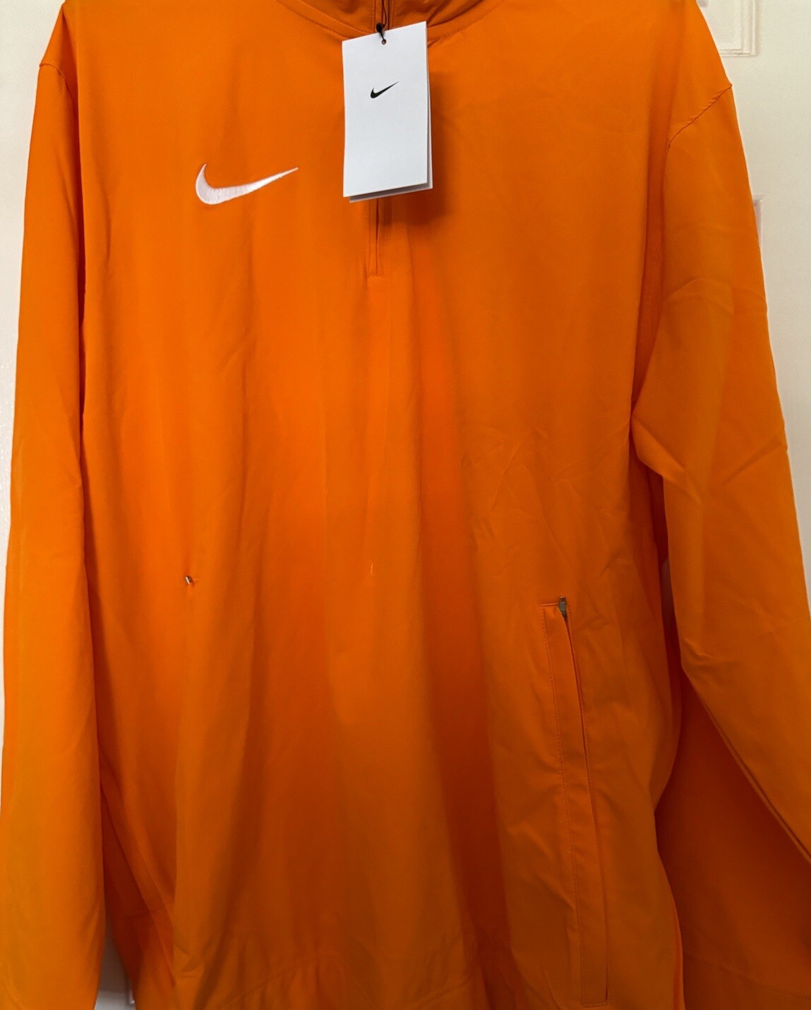 Nike Mens XL Long-Sleeve Woven Coach Jacket Tennessee Vols Orange DV6754-873 NEW thumbnail 4