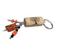 paso creek California key chain Cork, Metal, Plastic 4  