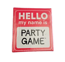Hello My Name Is Party Game Cards Gamewright Creative 3+ Players Age 12+ SEALED