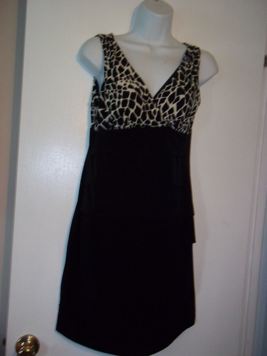 enfocus studio black and white dress Enfocus Studio Dresses | Enfocus Studio Black And White Halter Cocktail Dress | Color: Black/White | Size: 14
